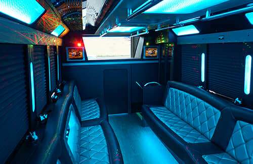 party bus interior